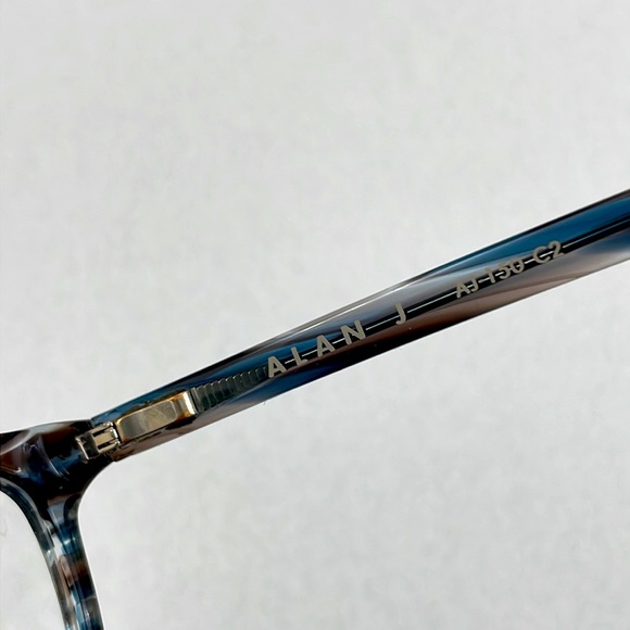 NWT Alan J Glasses AJ-150 with Case and Lens Cloth - Picture 8 of 9